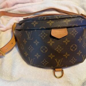 Louis Vuitton Bum bag Crossbody Bag in Dark Brown and Tan